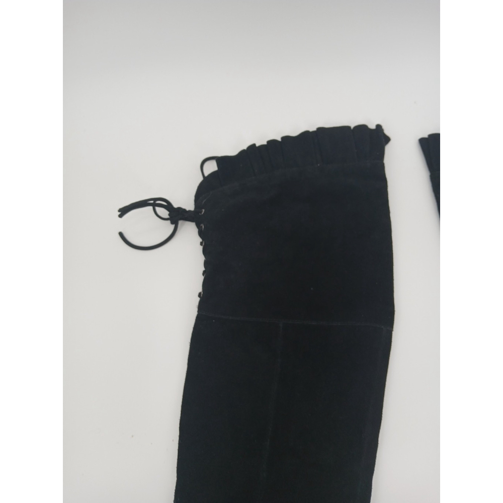 Kelsi Dagger Sophia Boots ShoesBlack Suede Over Knee Womens 9.5 - Picture 6 of 15